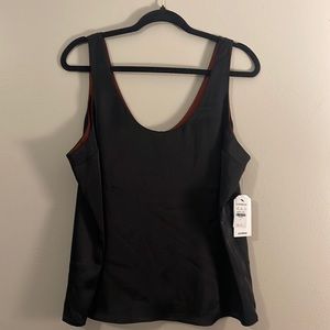 NWT Express Satin Scoop Neck Reversible Tank Top Cami